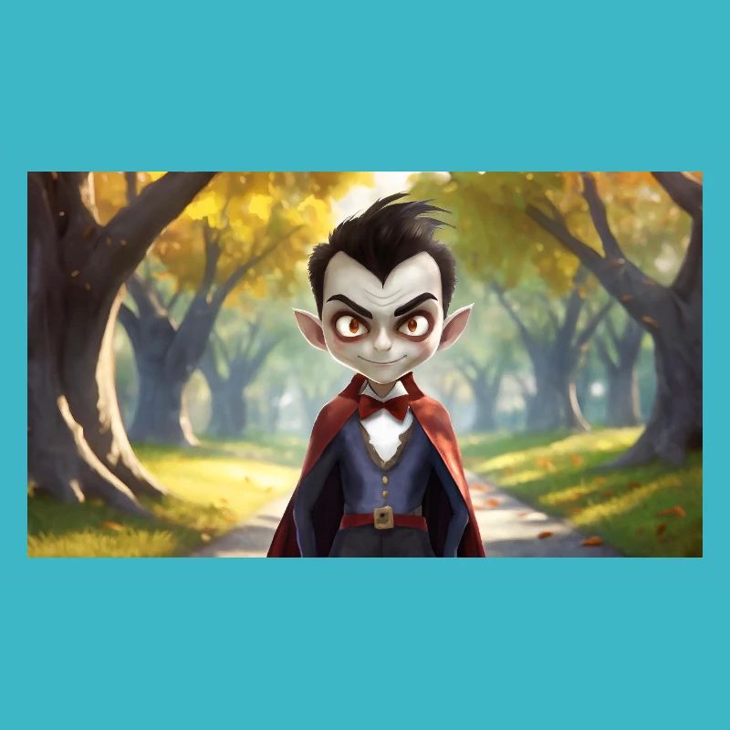 Vampire - Junge niedliche kleine Monster