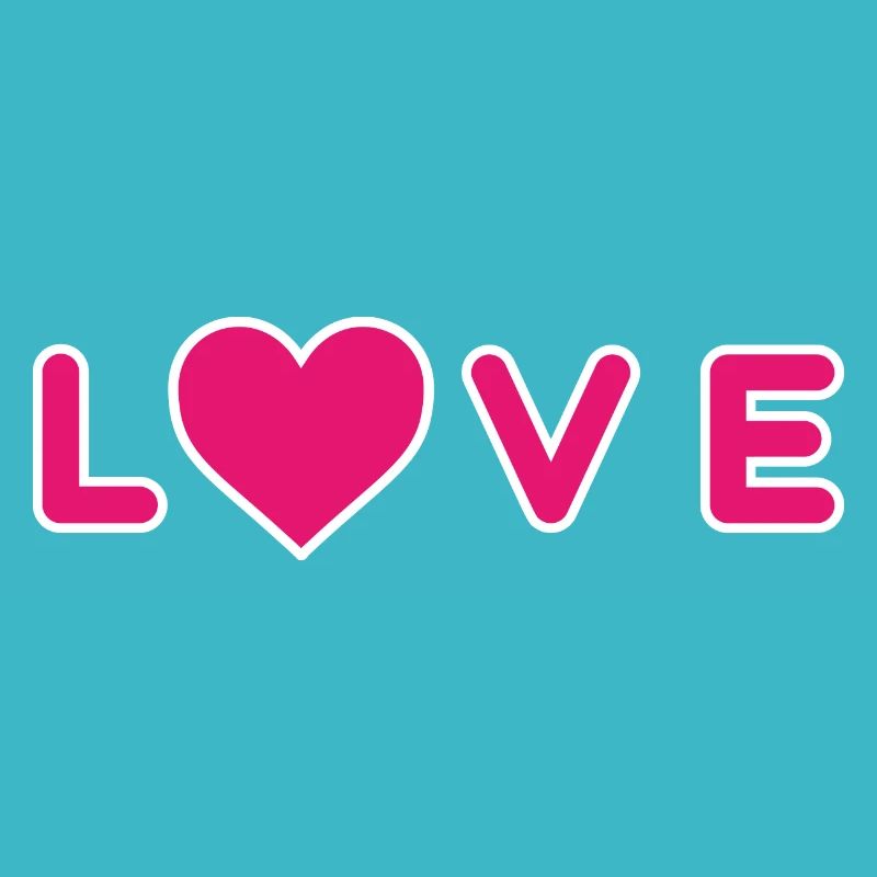 LOVE Design mit Herz
