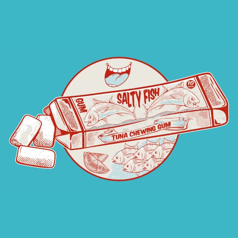 Tuna Fish flavour bubblegum