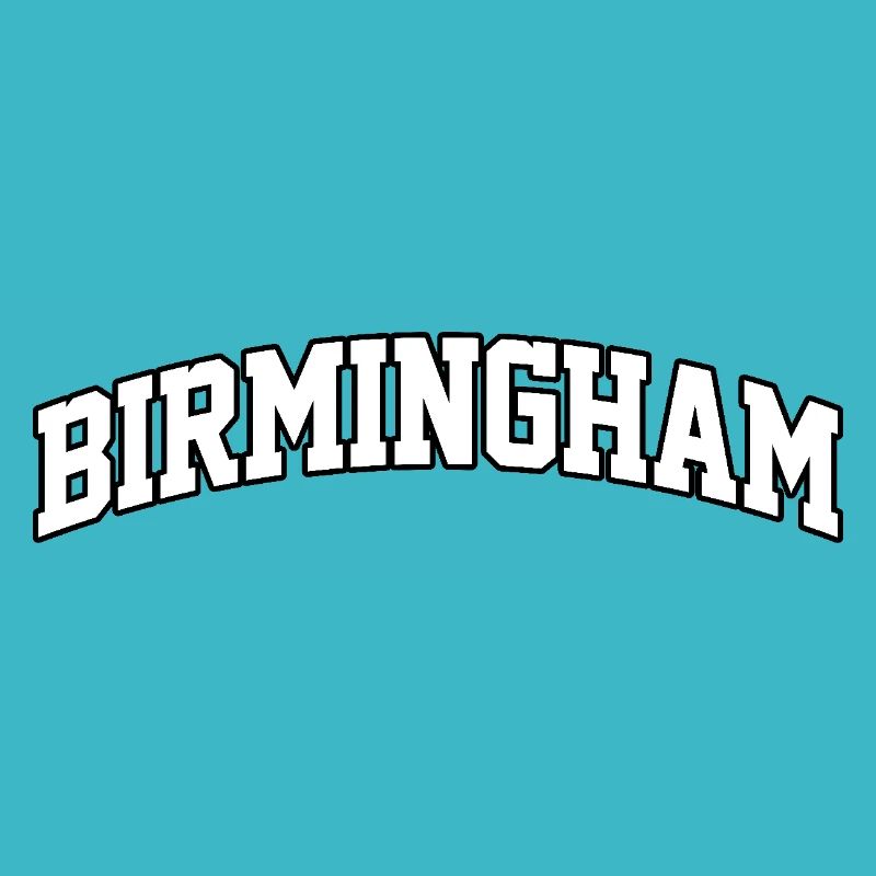 Birmingham logo: Collegiate design with a modern style