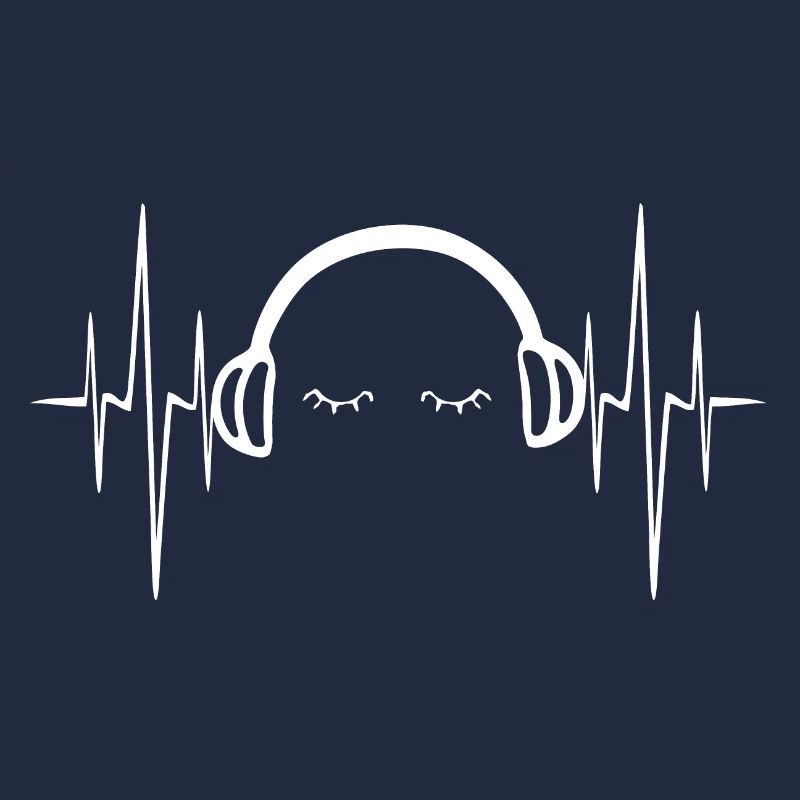 Herzfrequenz Genuss Musik Kopfhörer