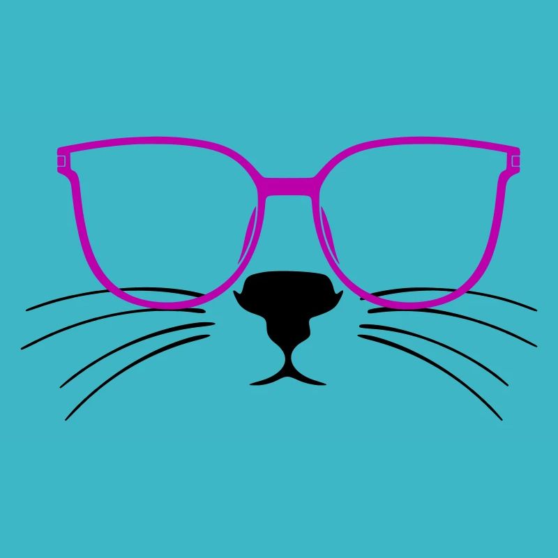 Cat Glasses Cat Lover Kitty
