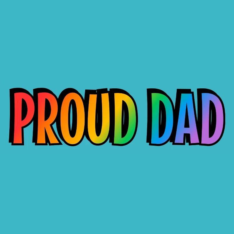 Stolzer Vater LGBTQ Stolz Eltern