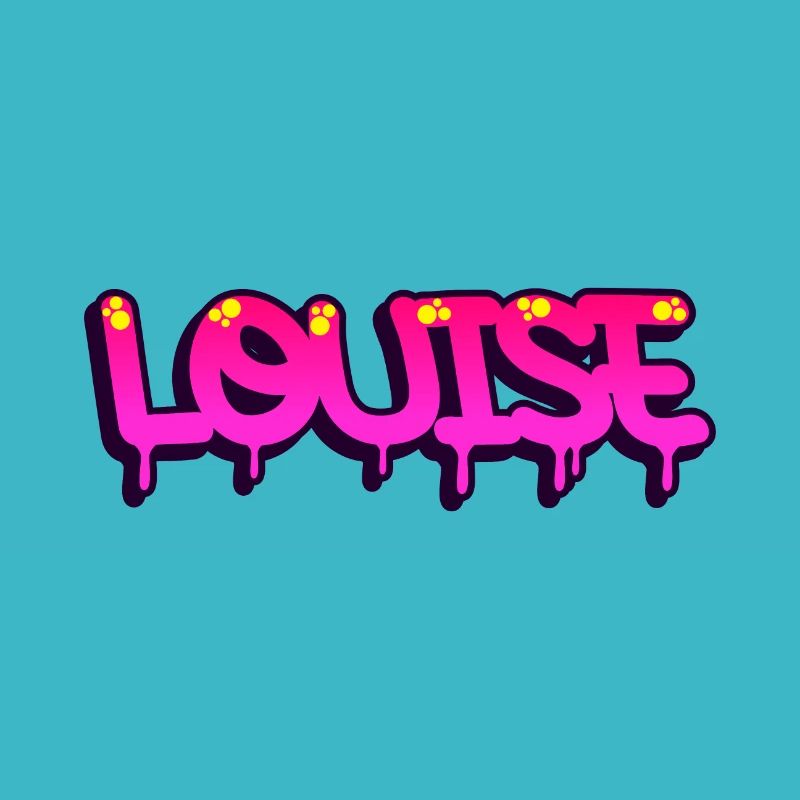 Graffiti First Name Louise