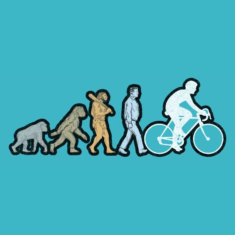 Vélo Evolution Blanc Grunge
