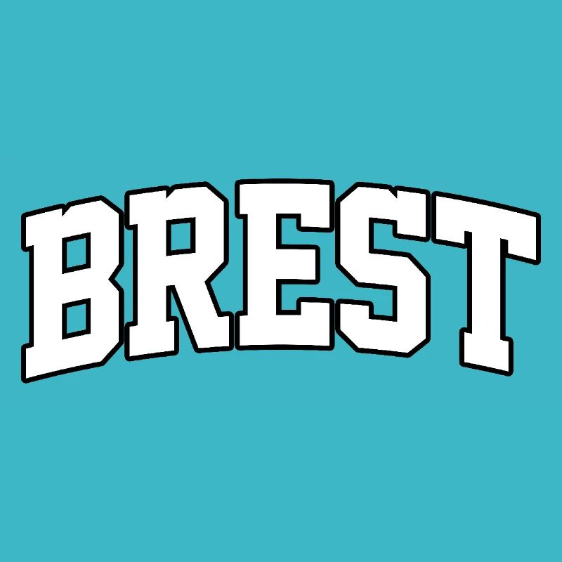 Logo Brest : Design collégial au style maritime