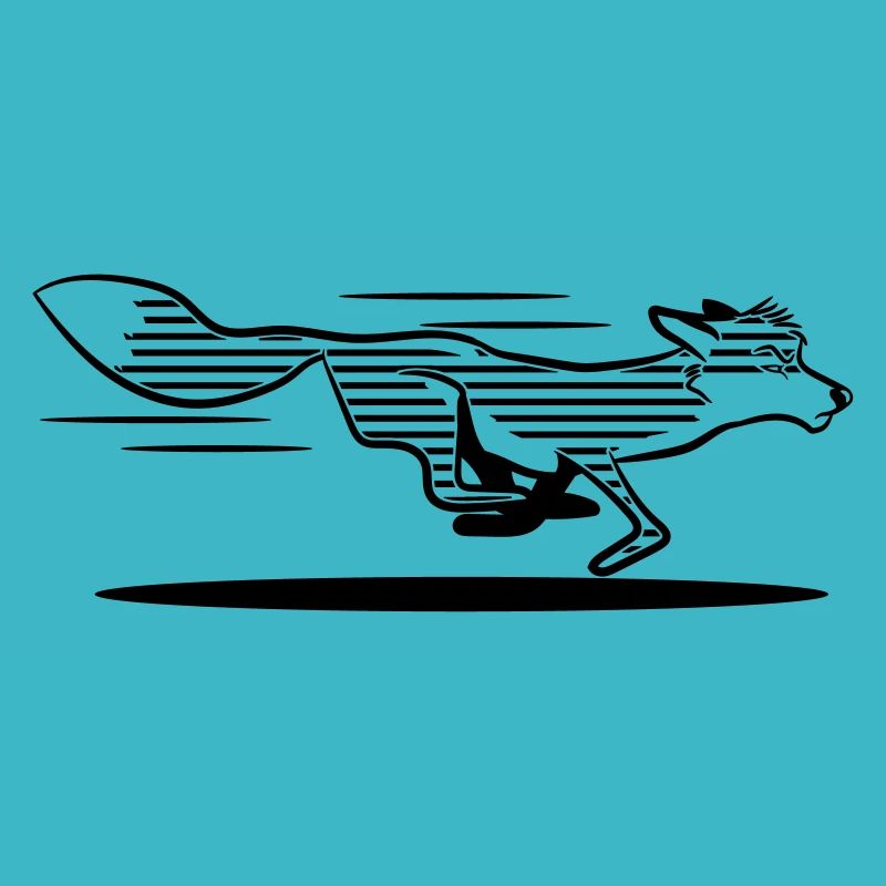 Running Fox Racing Stripes