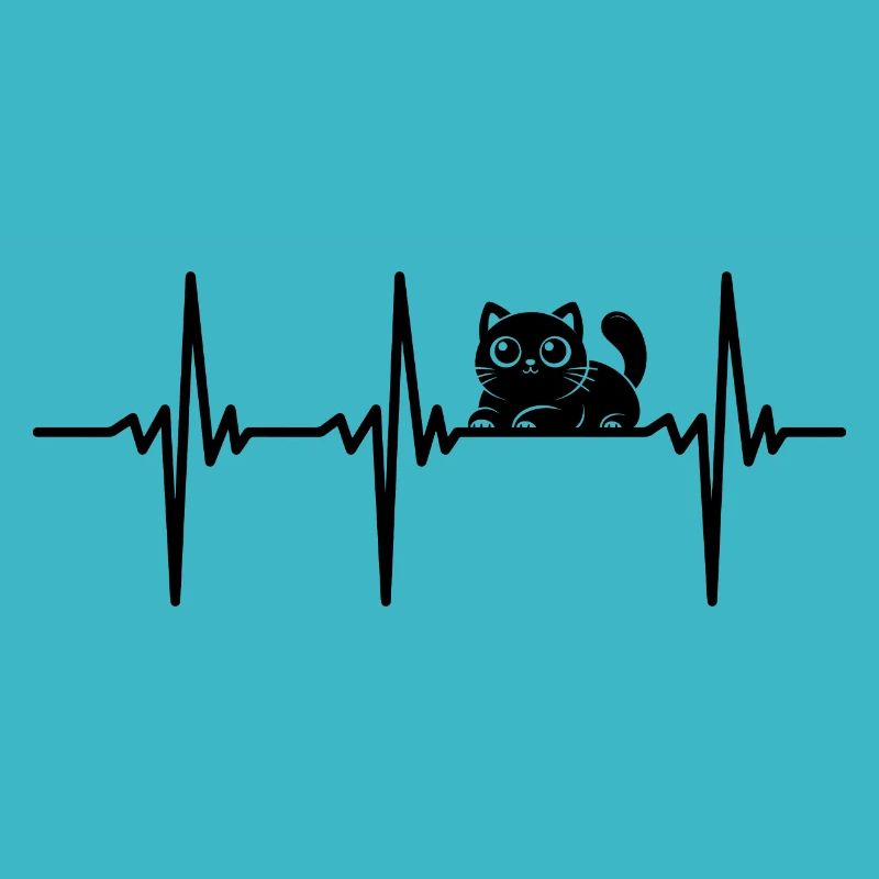 Heartbeat for cuddly cuddly cats