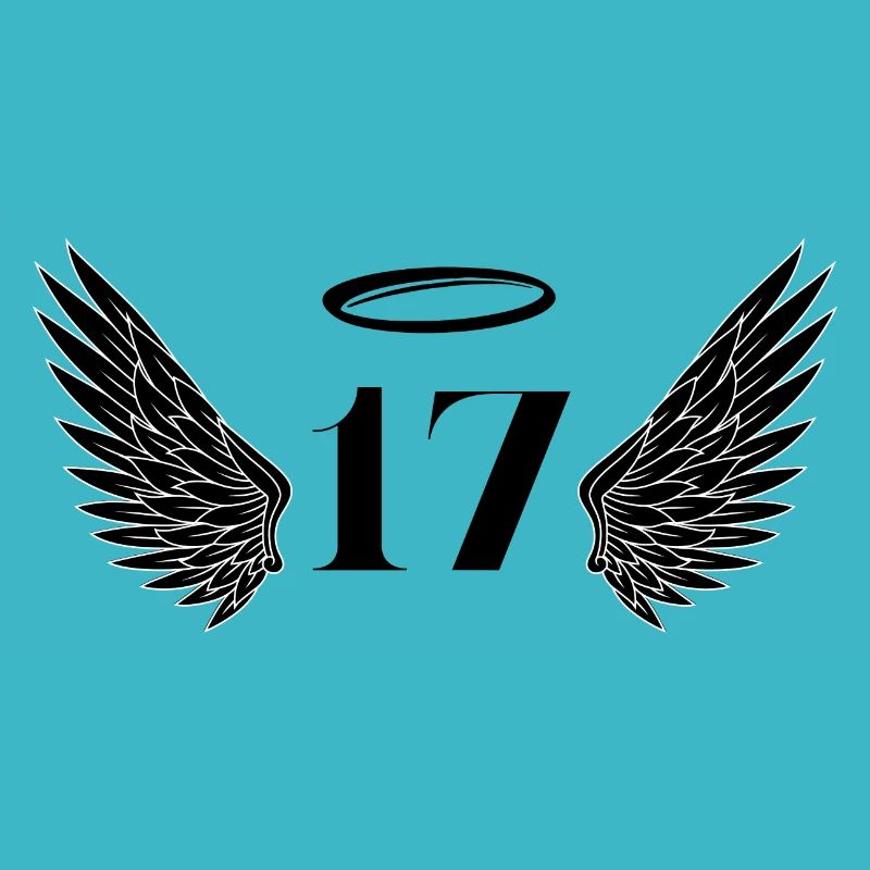 Numéro 17 ange - 17e anniversaire ailes