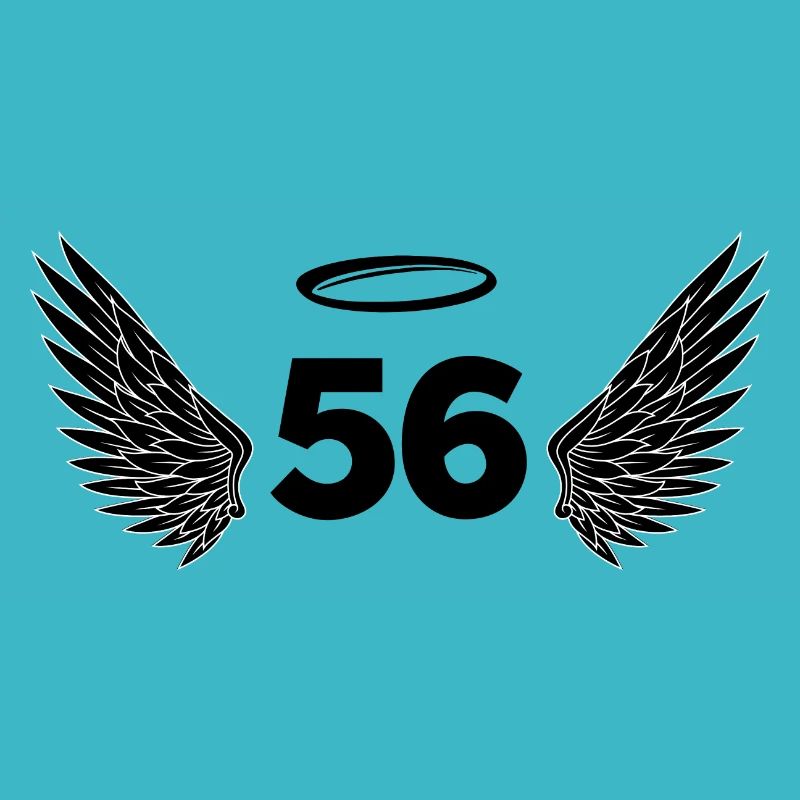 Numéro 56 ange - 56e anniversaire ailes