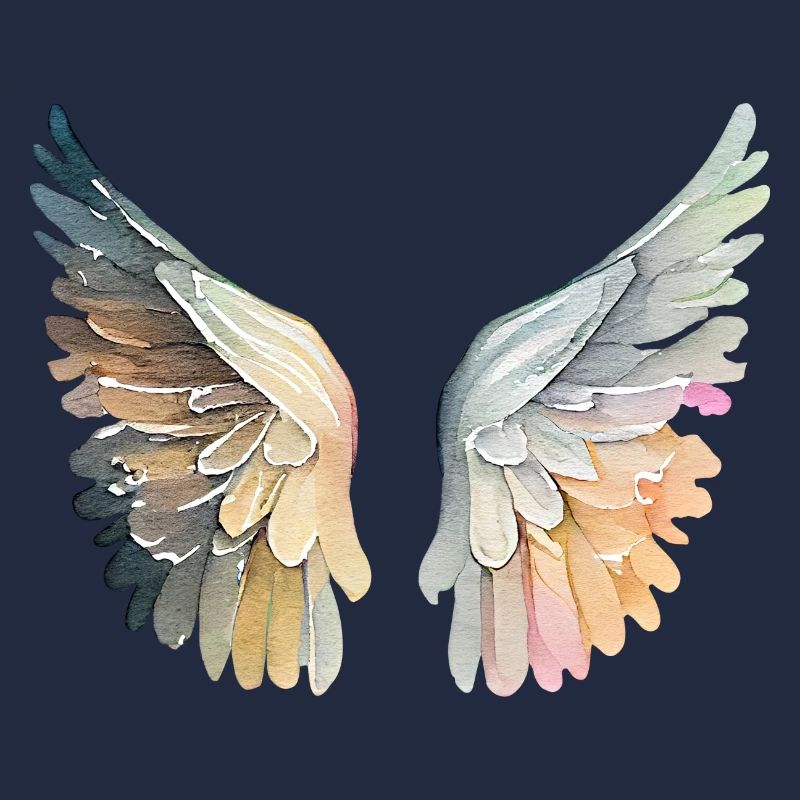 Ailes d'ange pastel artistic