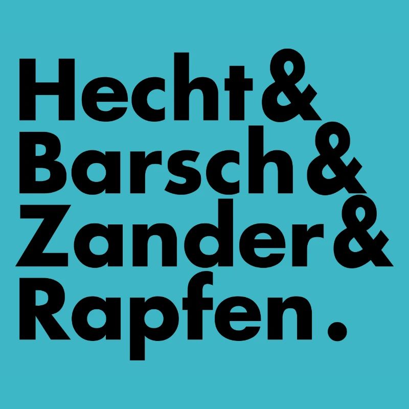 Pike, perch, zander, asp, black typo