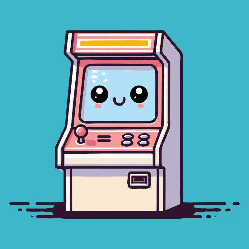 Borne d’arcade heureuse