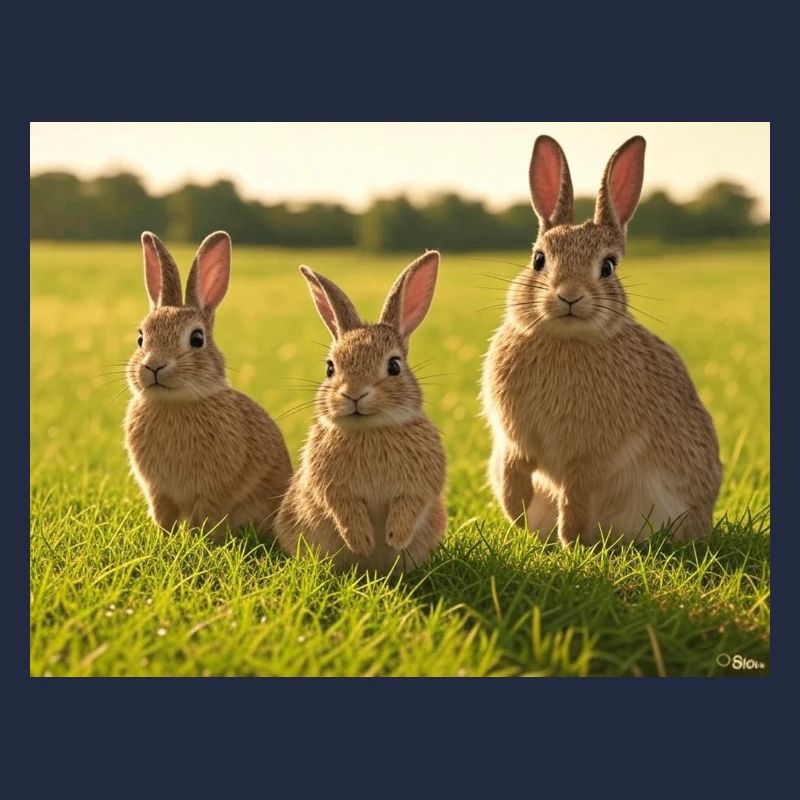 Frühlingshase-Trio