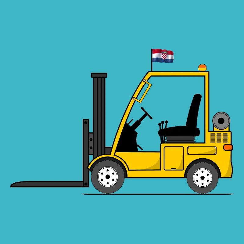Stapler Kroatien Flagge