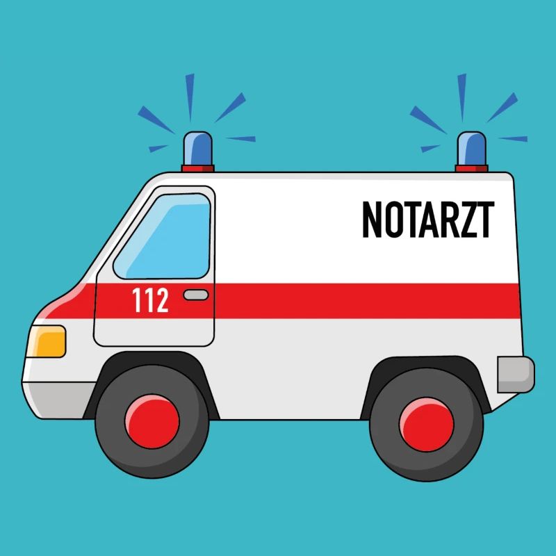 Voiture d’urgence avec feux bleus