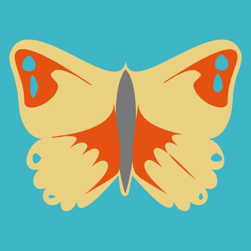 Beautiful butterfly (vector illustration)
