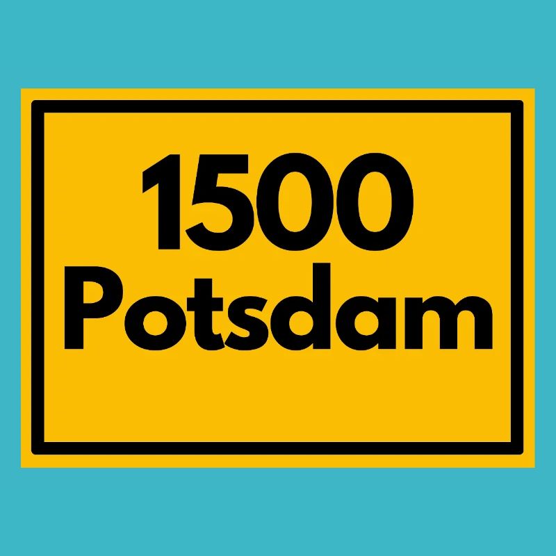  RETRO PLZ 1500 POTSDAM, DDR OSTALGIE GESCHENK