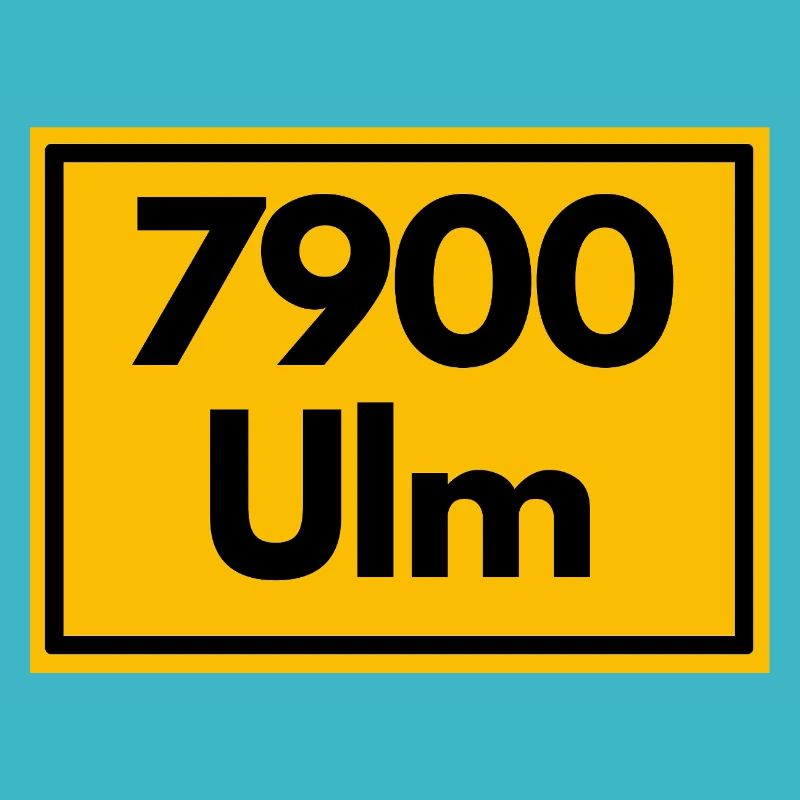 ANCIEN CODE POSTAL RETRO 7900 ULM MÜNSTERSTADT