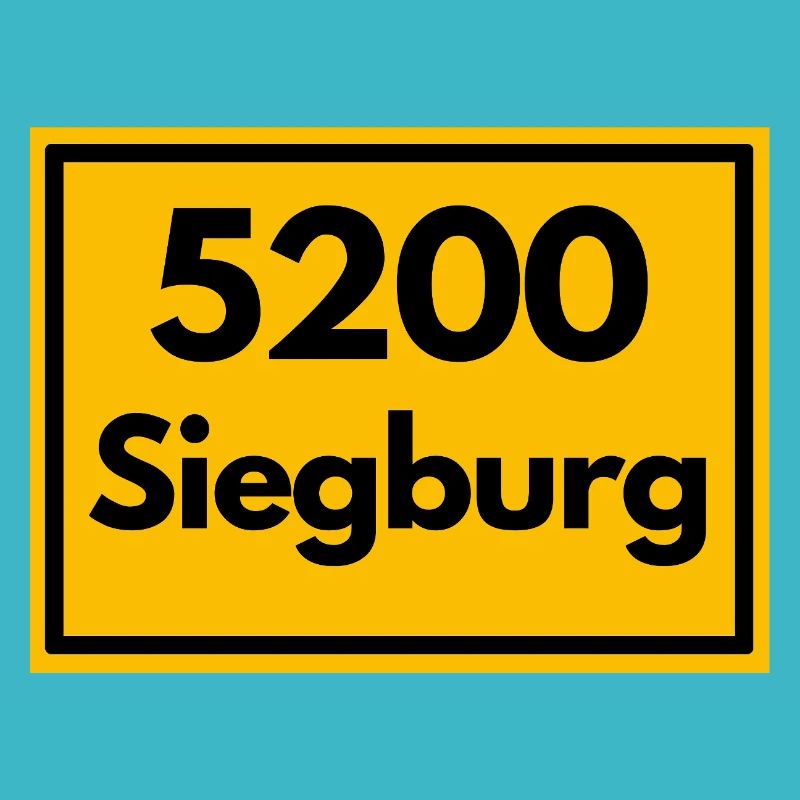 OLD POSTCODE POSTCODE RETRO SIEGBURG - RHEIN SIEG