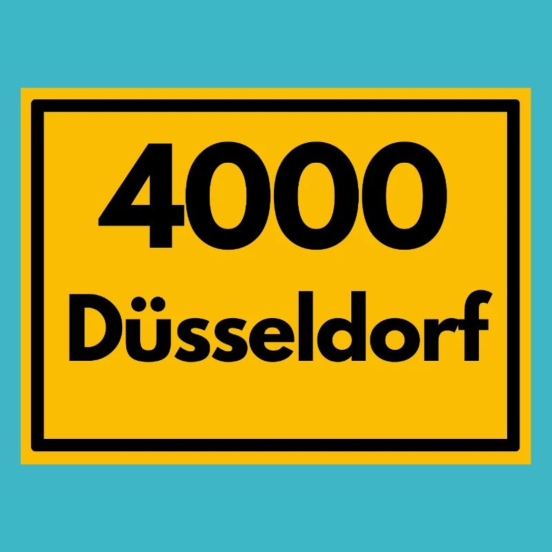 OLD POSTCODE POSTCODE RETRO 4000 DÜSSELDORF - OLD