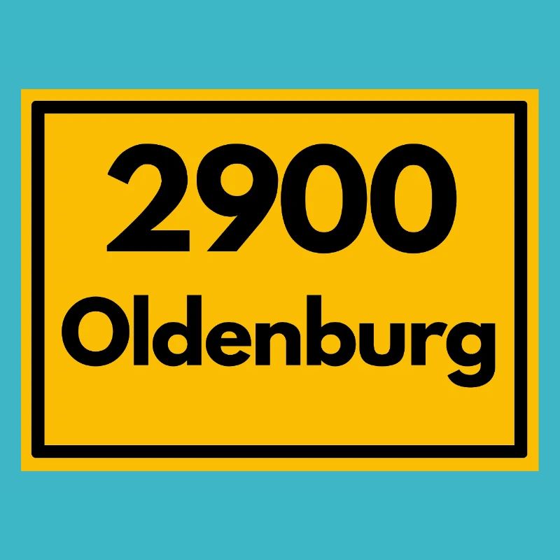 ANCIEN CODE POSTAL RETRO 2900 OLDENBURG - HANSE