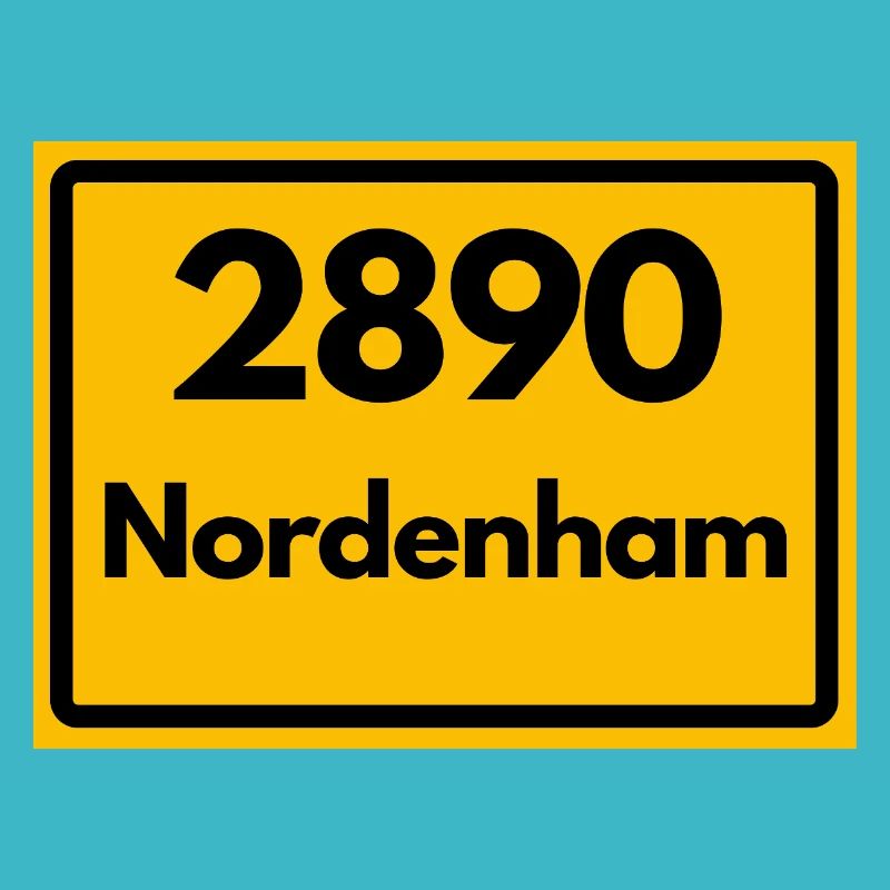ANCIEN CODE POSTAL RÉTRO 2890 NORDENHAM – WESER