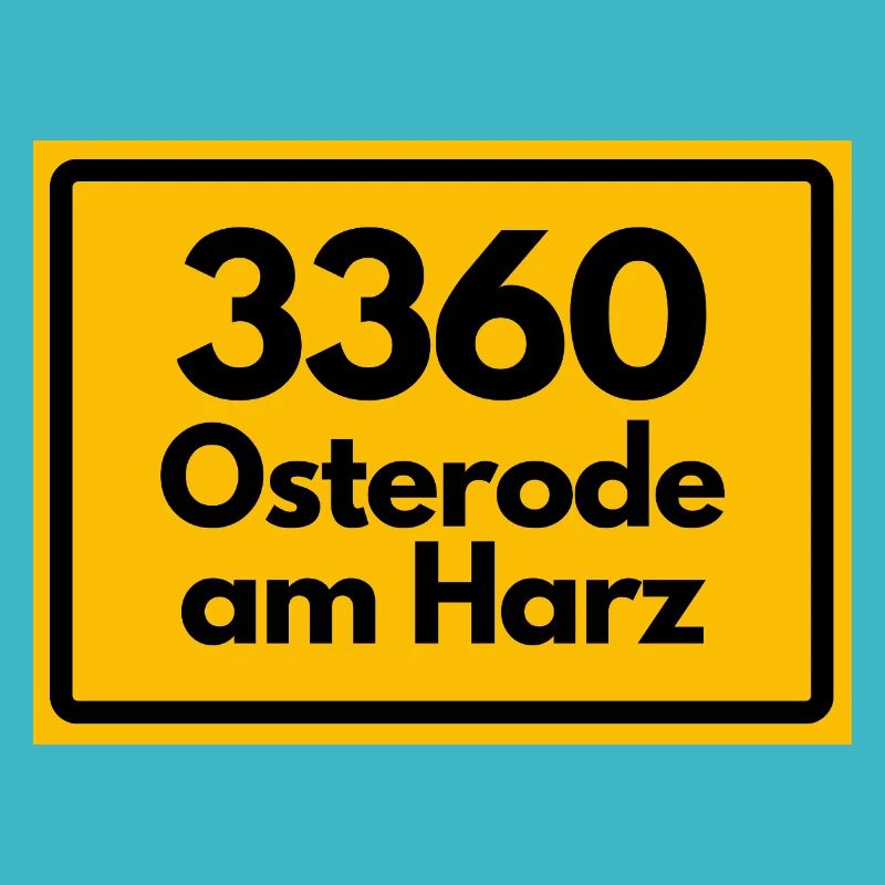 OLD POSTCODE POSTCODE RETRO 3360 OSTERODE HARZ