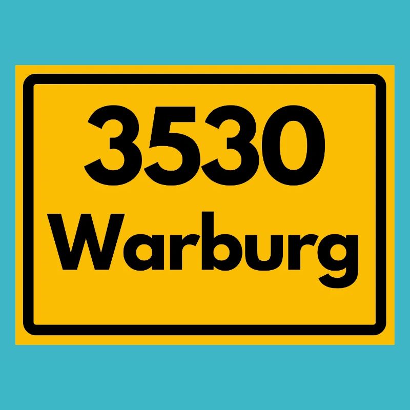 ANCIEN CODE POSTAL RETRO 3530 WARBURG HANSEMAUE