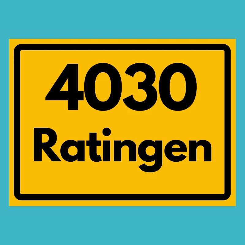 ANCIEN CODE POSTAL RÉTRO 4030 RATINGEN