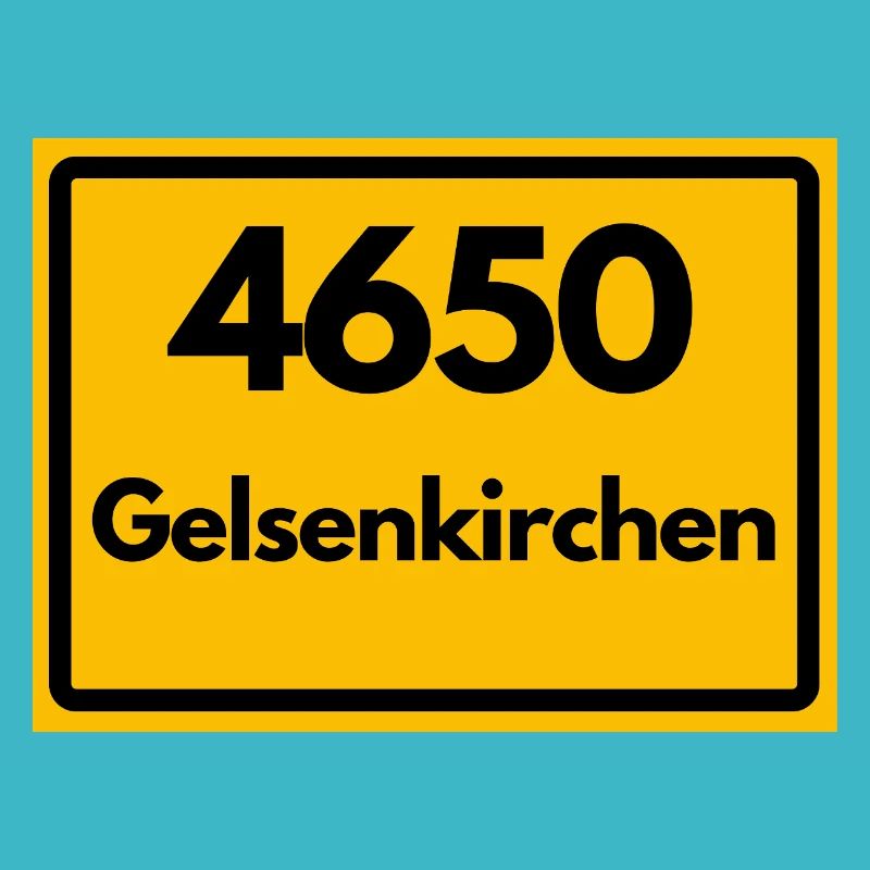 ALTE POSTLEITZAHL PLZ RETRO 4650 GELSENKIRCHEN 