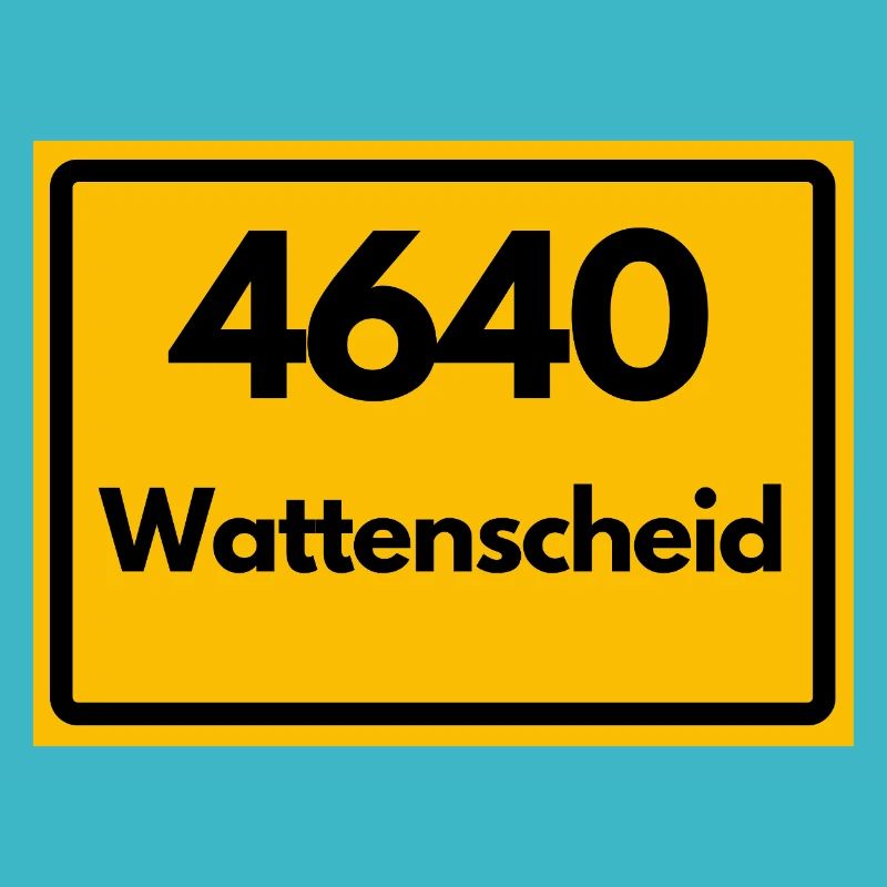 ALTE POSTLEITZAHL PLZ RETRO 4640 WATTENSCHEID NRW