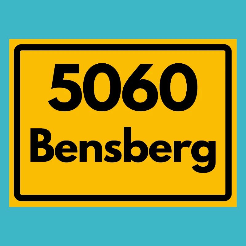 ALTE POSTLEITZAHL PLZ RETRO 5060 BENSBERG