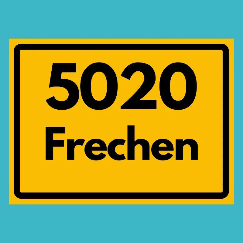 ALTE POSTLEITZAHL PLZ RETRO 5020 FRECHEN