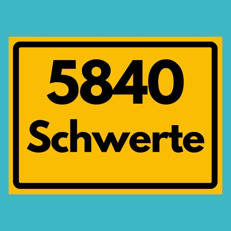 ALTE POSTLEITZAHL PLZ RETRO 5840 SCHWERTE