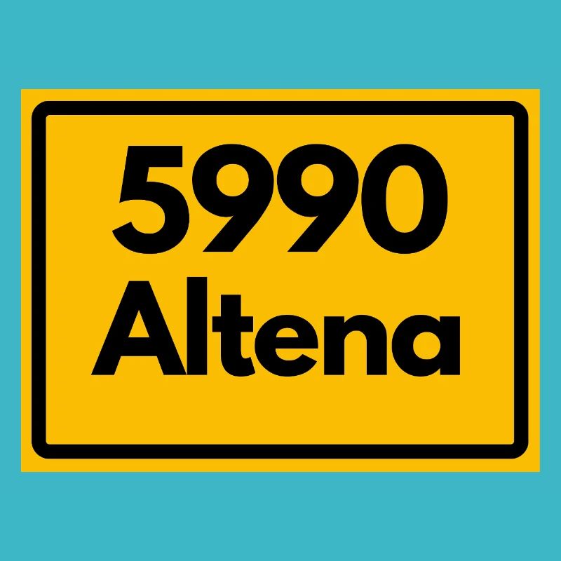ANCIEN CODE POSTAL RETRO 5990 ALTENA HEIMAT