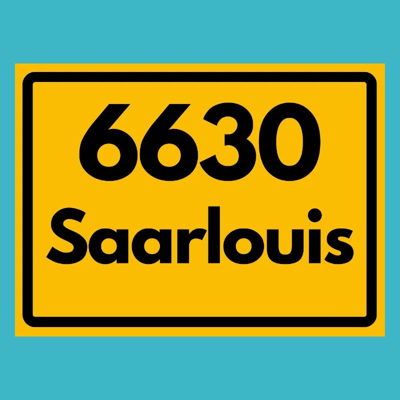 ANCIEN CODE POSTAL RÉTRO 6630 SAARLOUIS HEIMAT