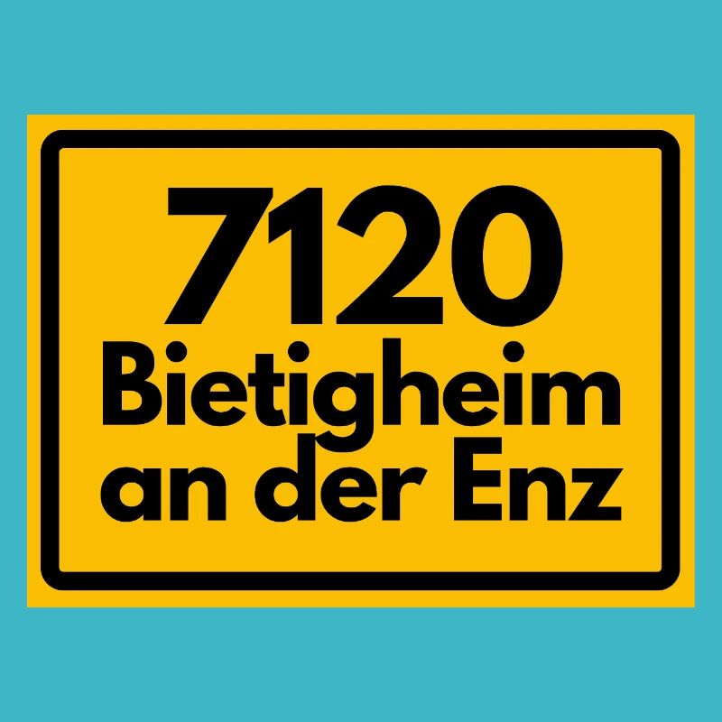 ALTE POSTLEITZAHL PLZ 7120 BIETIGHEIM AN DER ENZ