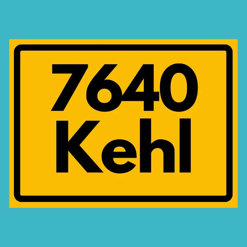 ANCIEN CODE POSTAL RETRO 7640 KEHL HEIMATSTOLZ