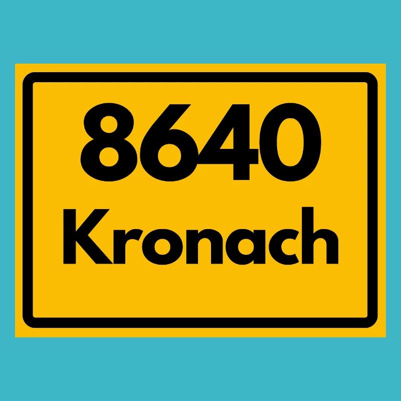 OLD POSTCODE ZIP CODE 8640 KRONACH HEIMATSTOLZ
