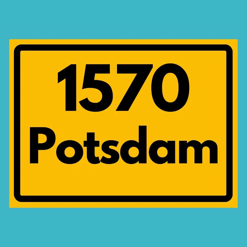 ANCIEN CODE POSTAL RÉTRO 1570 POTSDAM HEIMAT