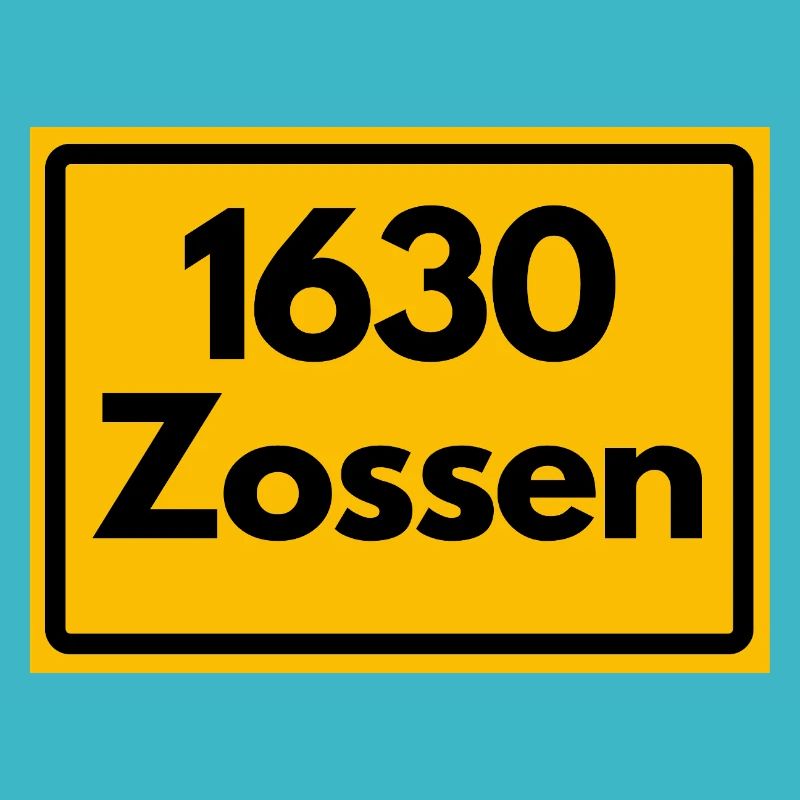 ANCIEN CODE POSTAL RÉTRO 1630 ZOSSEN HEIMAT