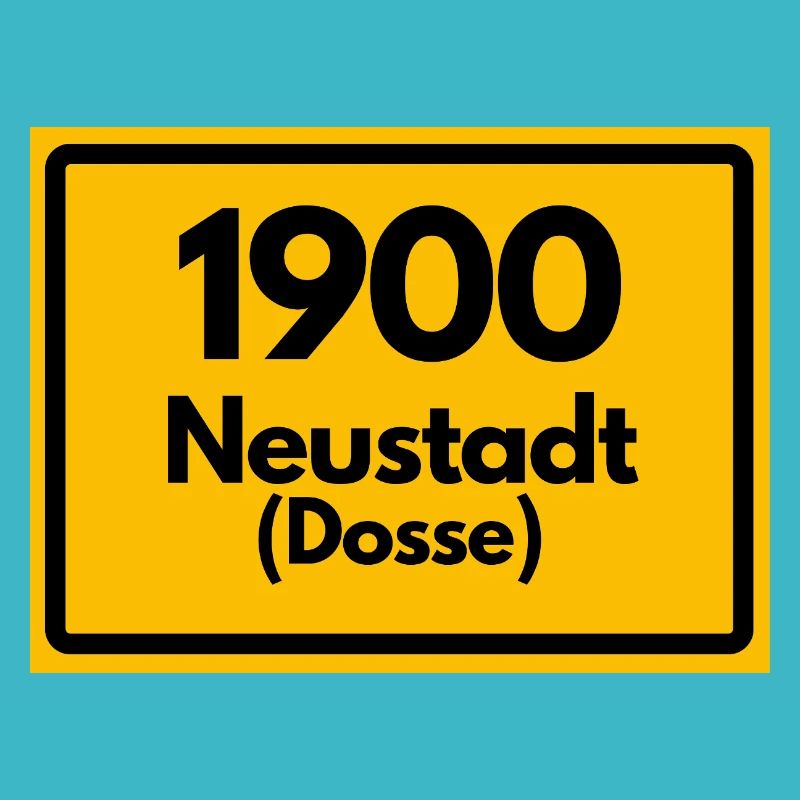 OLD POSTCODE ZIP CODE RETRO 1900 NEUSTADT DOSSE