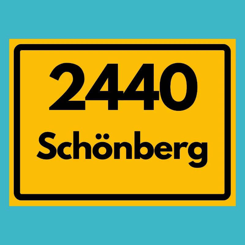 ANCIEN CODE POSTAL RETRO 2440 SCHÖNBERG HEIMAT