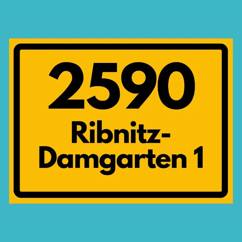 ALTE POSTLEITZAHL PLZ RETRO 2590 RIBNITZ DAMGARTEN
