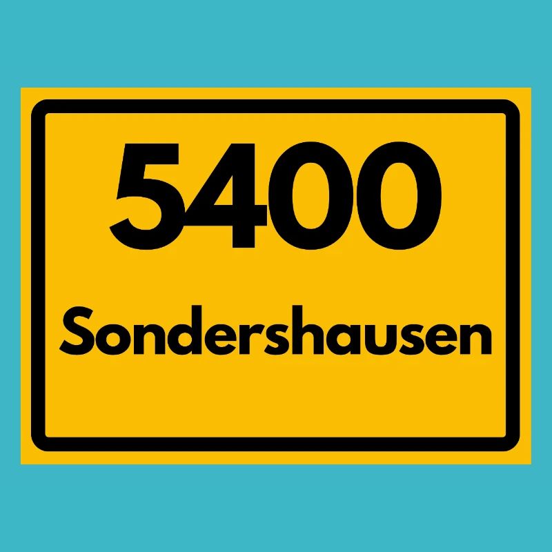 ALTE POSTLEITZAHL PLZ 5400 Sondershausen Schloss