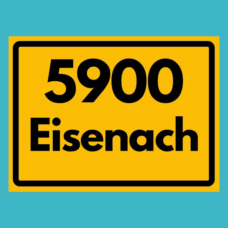 ALTE POSTLEITZAHL 5900 EISENACH HEIMATSTOLZ