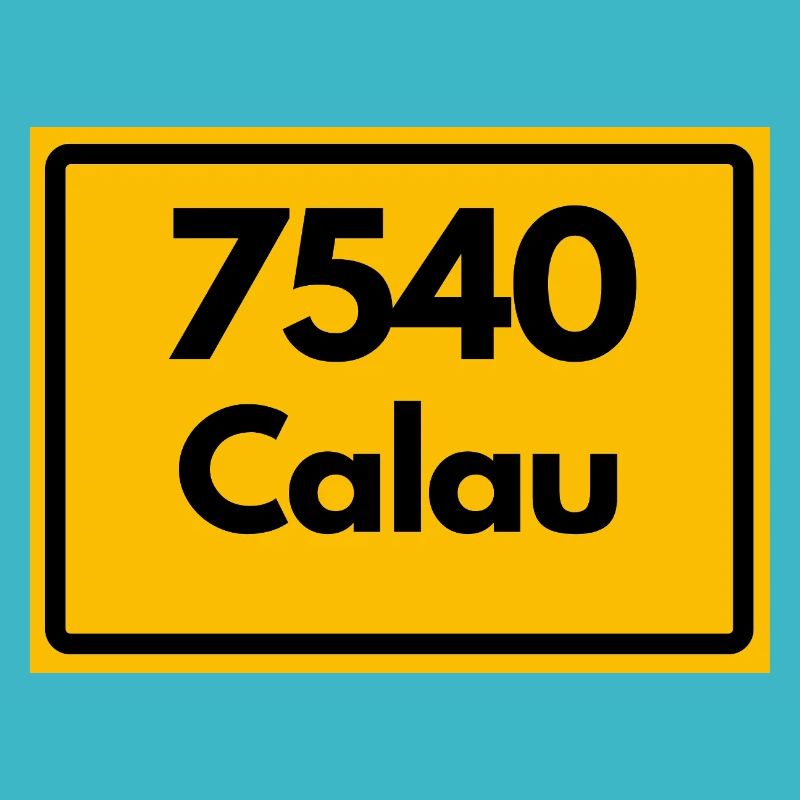 ALTE POSTLEITZAHL PLZ RETRO 7540 CALAU