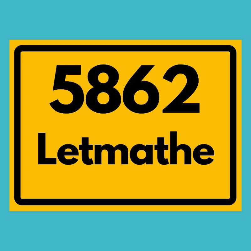 ANCIEN CODE POSTAL 5862 ZIP 58642 LETMATHE NRW
