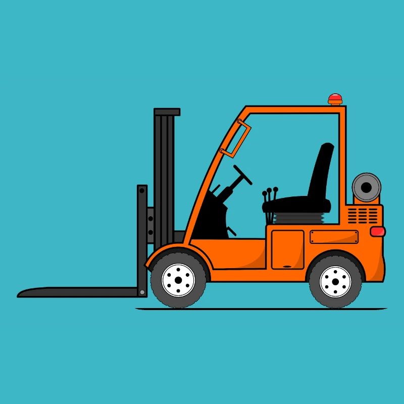 Chariot élévateur Orange